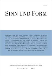 Sinn und Form 6/2020