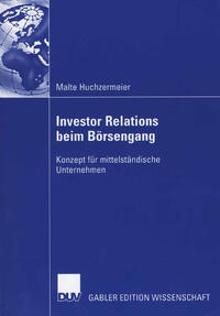 Vorderes Coverbild Investor Relations beim Börsengang