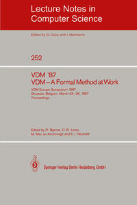 VDM '87. VDM - A Formal Method at Work