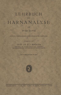 Vorderes Coverbild Lehrbuch der Harnanalyse