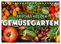 Frisches aus dem Gemüsegarten (Tischkalender 2026 DIN A5 quer), CALVENDO Monatskalender