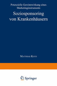 Vorderes Coverbild Soziosponsoring von Krankenhäusern