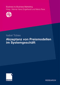Vorderes Coverbild Akzeptanz von Preismodellen im Systemgeschäft