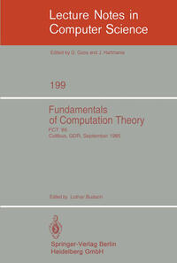Fundamentals of Computation Theory