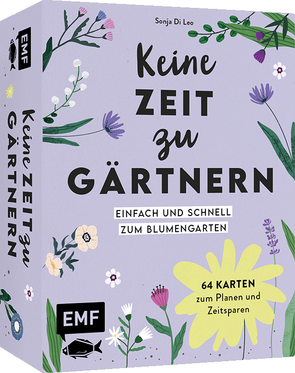 Kartenset: Keine Zeit zu gärtnern – 64 Karten – Einfach und schnell zum Blumengarten