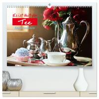 Es ist Zeit für Tee. Impressionen (hochwertiger Premium Wandkalender 2025 DIN A2 quer), Kunstdruck in Hochglanz