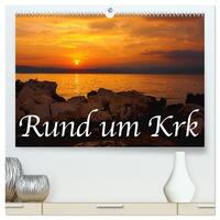 Rund um Krk (hochwertiger Premium Wandkalender 2026 DIN A2 quer), Kunstdruck in Hochglanz