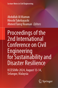 Proceedings of the 2nd International Conference on Civil Engineering for Sustainability and Disaster Resilience