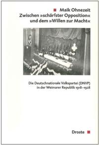 Vorderes Coverbild Zwischen "schärfster Opposition" und dem "Willen zur Macht"
