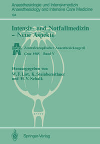Vorderes Coverbild Intensiv- und Notfallmedizin — Neue Aspekte