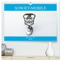 Sowjet-Mobile - Oldtimer der UdSSR (hochwertiger Premium Wandkalender 2026 DIN A2 quer), Kunstdruck in Hochglanz