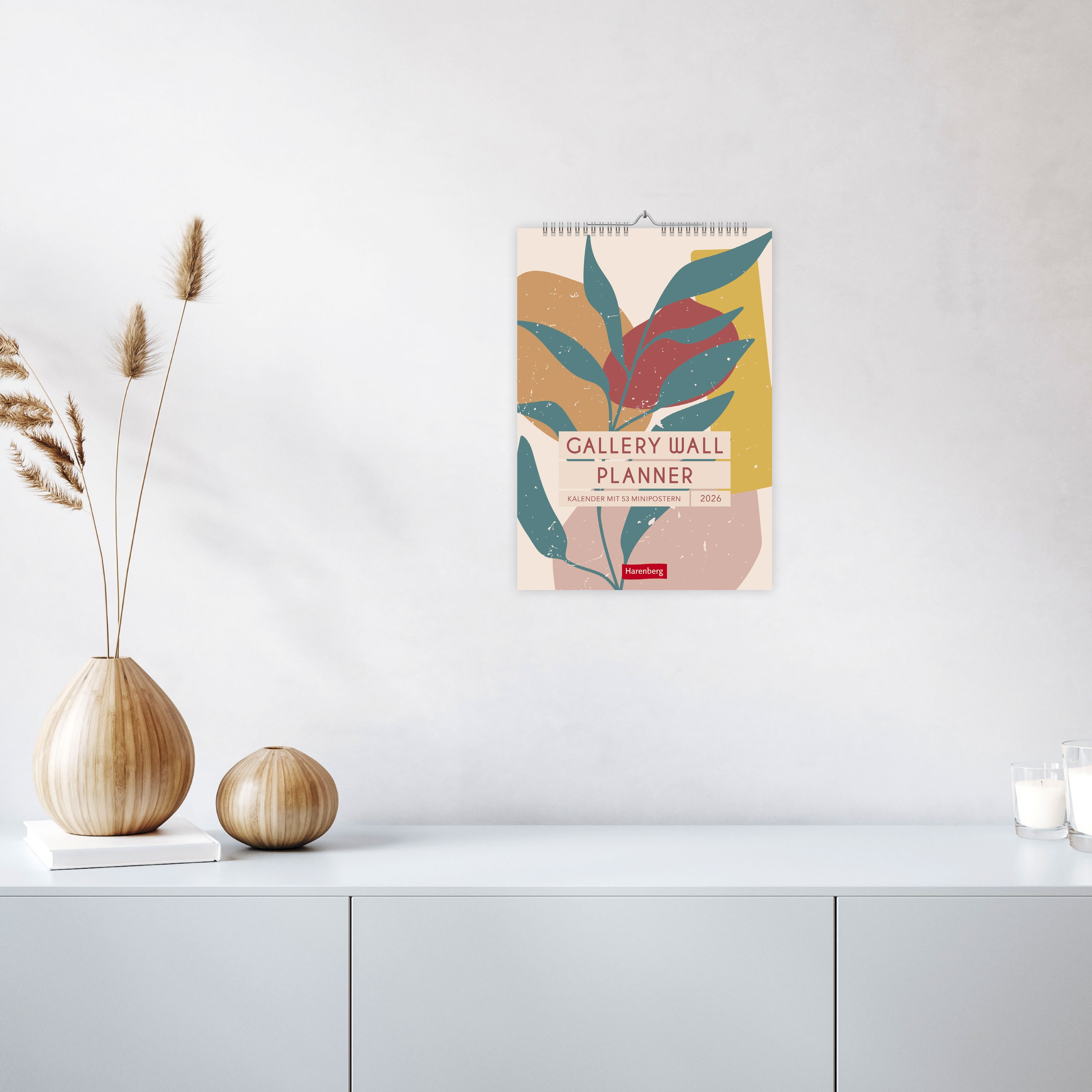 Gallery Wall Planner Wochenplaner 2026 - Kalender mit 53 Minipostern