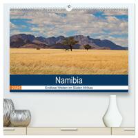 Namibia - Endlose Weiten im Süden Afrikas (hochwertiger Premium Wandkalender 2025 DIN A2 quer), Kunstdruck in Hochglanz