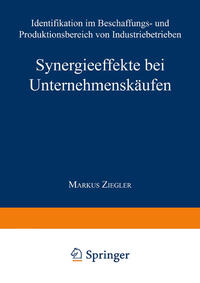 Vorderes Coverbild Synergieeffekte bei Unternehmenskäufen