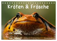 Kröten & Frösche (Tischkalender 2026 DIN A5 quer), CALVENDO Monatskalender