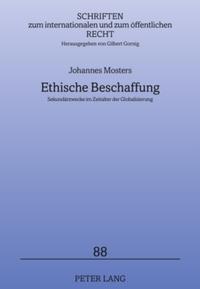 Ethische Beschaffung