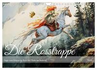 Die Rosstrappe - Sage vom Felsen im Harz bei Thale im Bodetal (Wandkalender 2026 DIN A4 quer), CALVENDO Monatskalender