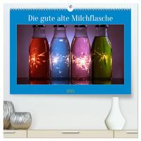 Vorderes Coverbild Die gute alte Milchflasche (hochwertiger Premium Wandkalender 2025 DIN A2 quer), Kunstdruck in Hochglanz