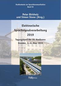 Elektronische Sprachsignalverarbeitung 2019