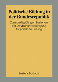 Vorderes Coverbild Politische Bildung in der Bundesrepublik
