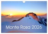Monte Rosa (Wandkalender 2026 DIN A4 quer), CALVENDO Monatskalender