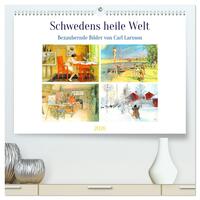 Schwedens heile Welt (hochwertiger Premium Wandkalender 2026 DIN A2 quer), Kunstdruck in Hochglanz