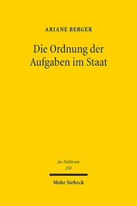 Die Ordnung der Aufgaben im Staat