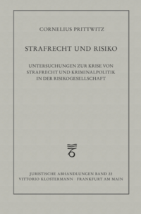 Vorderes Coverbild Strafrecht und Risiko