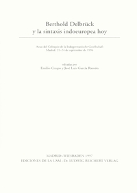 Berthold Delbrück y la sintaxis indoeuropea hoy