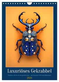 Luxuriöses Gekrabbel (Wandkalender 2026 DIN A4 hoch), CALVENDO Monatskalender