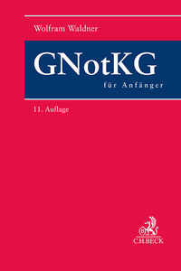 Vorderes Coverbild GNotKG für Anfänger