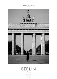 Berlin Kalender schwarz-weiss 2026 29x21cm - Eleganter Schwarz-Weiß-Print mit beeindruckenden Berlin-Motiven