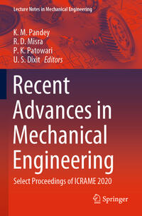 Recent Advances in Mechanical Engineering
