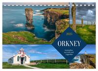Orkney, Inselwelten aus Licht und Legenden. (Tischkalender 2025 DIN A5 quer), CALVENDO Monatskalender