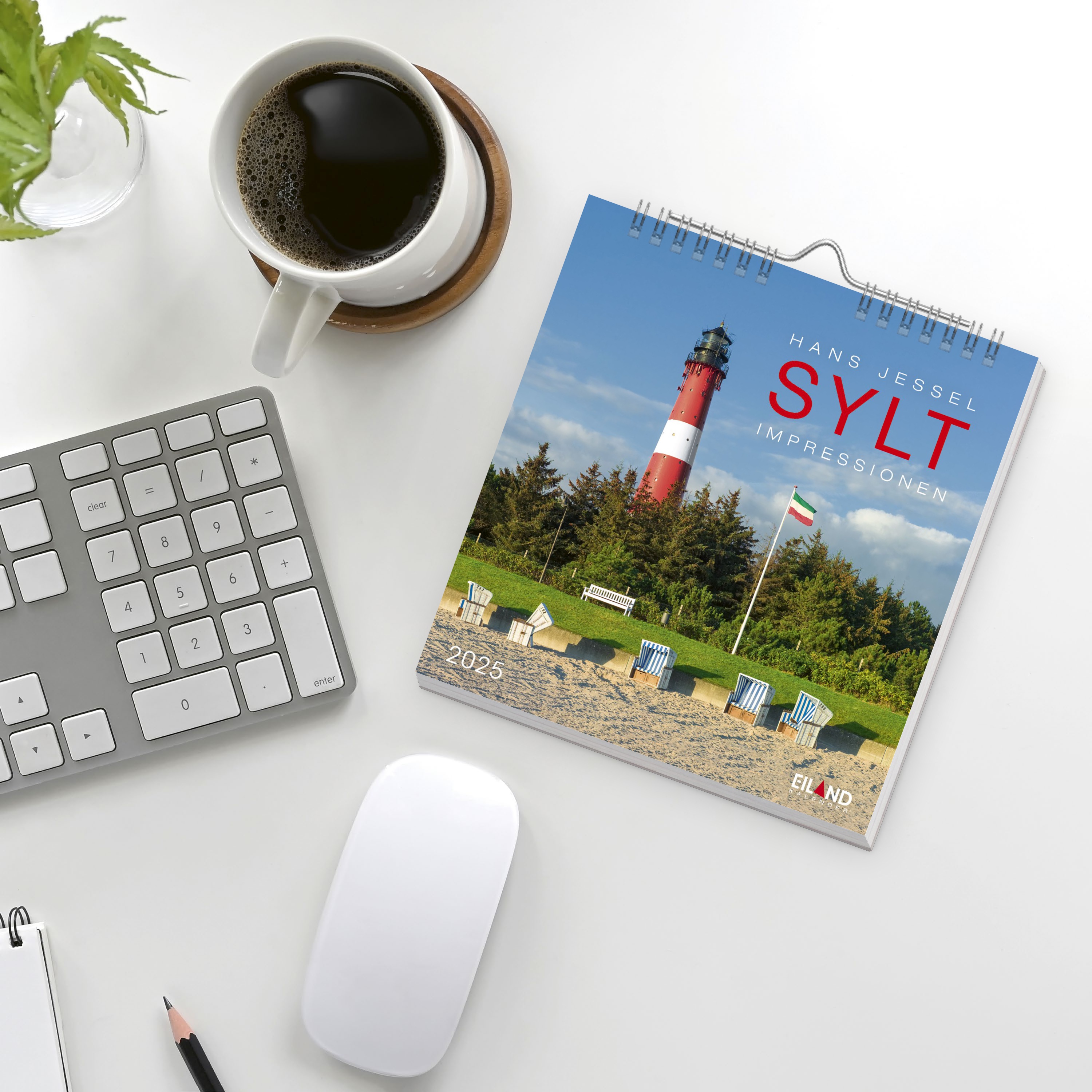Sylt Impressionen Postkartenkalender 2025