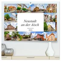Neustadt an der Aisch Impressionen (hochwertiger Premium Wandkalender 2026 DIN A2 quer), Kunstdruck in Hochglanz