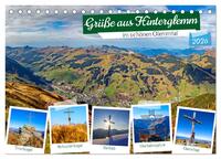 Grüße aus Hinterglemm (Tischkalender 2026 DIN A5 quer), CALVENDO Monatskalender