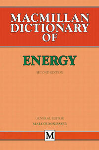 Vorderes Coverbild Dictionary of Energy