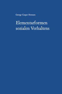 Vorderes Coverbild Elementarformen sozialen Verhaltens