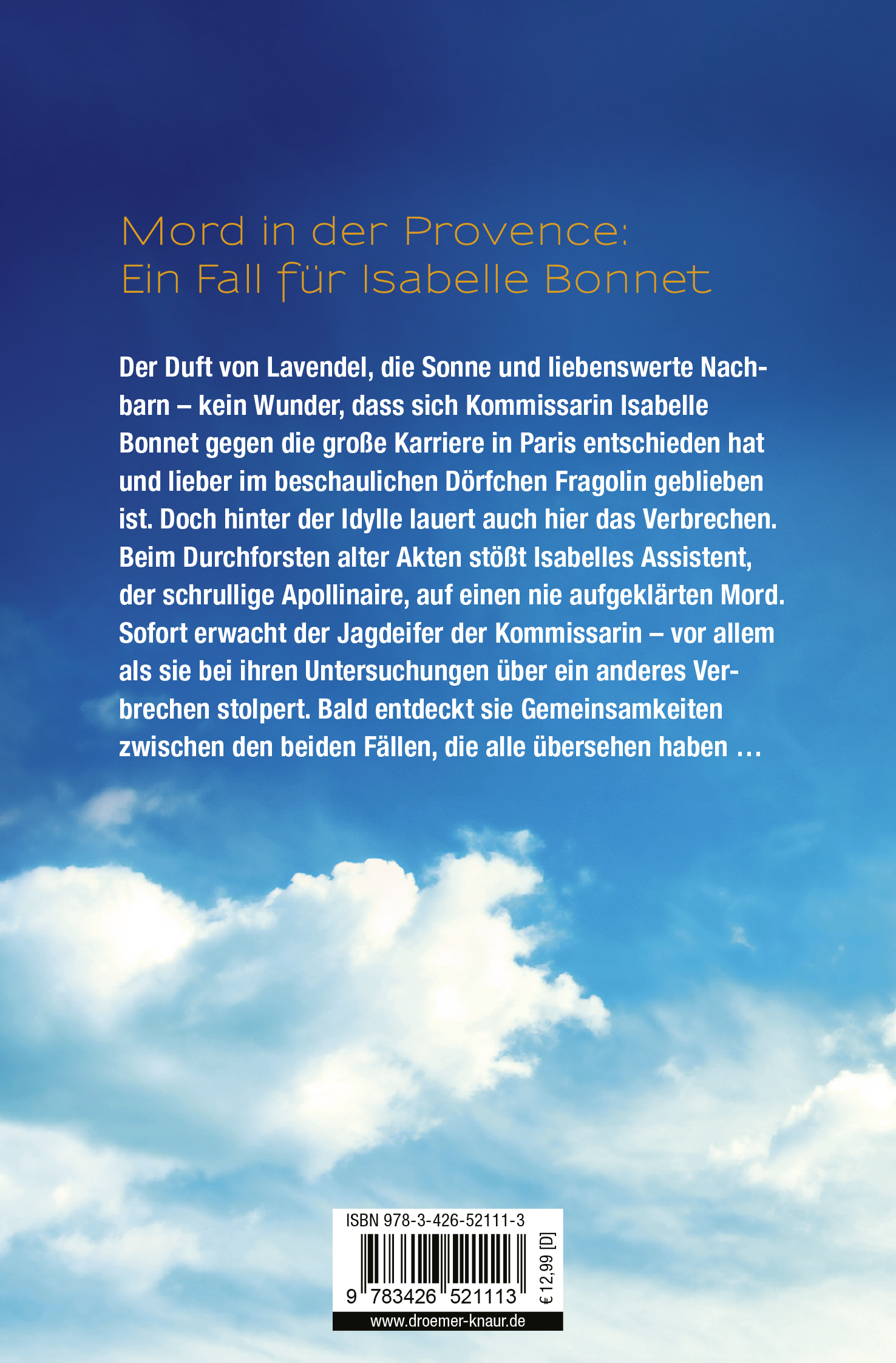 Rückseitencover Madame le Commissaire und die späte Rache