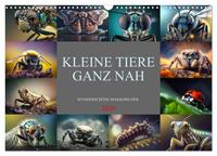 Kleine Tiere ganz nah (Wandkalender 2026 DIN A3 quer), CALVENDO Monatskalender