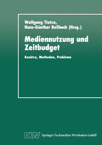 Vorderes Coverbild Mediennutzung und Zeitbudget