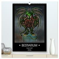 Bestiarium Vladi Krafft (hochwertiger Premium Wandkalender 2026 DIN A2 hoch), Kunstdruck in Hochglanz