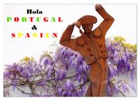 Hola Portugal und Spanien (Wandkalender 2026 DIN A2 quer), CALVENDO Monatskalender