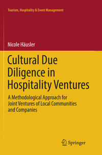 Vorderes Coverbild Cultural Due Diligence in Hospitality Ventures