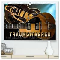 Vorderes Coverbild Traumgitarren - the Sound of Rock (hochwertiger Premium Wandkalender 2026 DIN A2 quer), Kunstdruck in Hochglanz