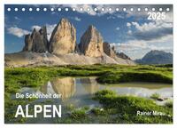 Die Schönheit der Alpen (Tischkalender 2025 DIN A5 quer), CALVENDO Monatskalender