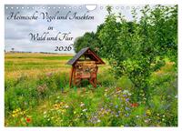 Vorderes Coverbild Heimische Vögel und Insekten in Wald und Flur (Wandkalender 2026 DIN A4 quer), CALVENDO Monatskalender