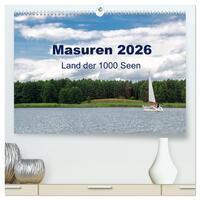 Masuren 2026 - Land der 1000 Seen (hochwertiger Premium Wandkalender 2026 DIN A2 quer), Kunstdruck in Hochglanz