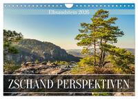 Zschand Perspektiven - Elbsandstein (Wandkalender 2026 DIN A4 quer), CALVENDO Monatskalender